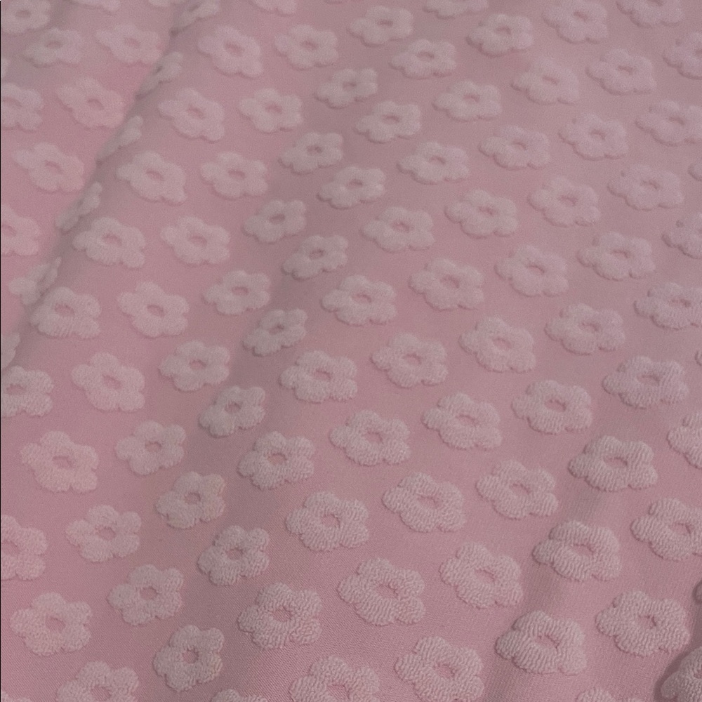 Pink Ruffled One-Piece Swimsuit - Picture 3 of 4